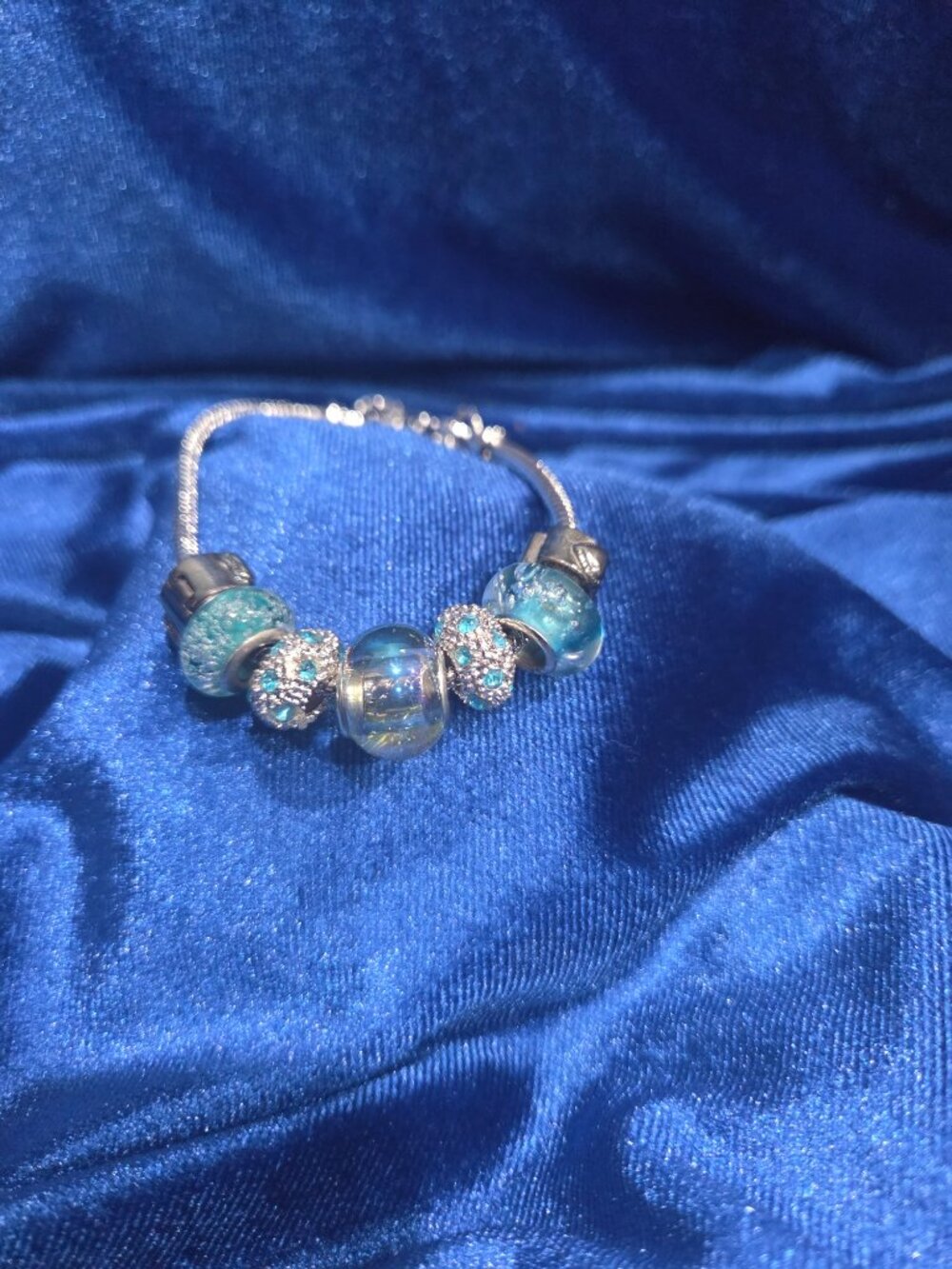 Snake Chain Bead Bracelet